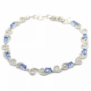Luxury Tanzanite Bracelet (925 silver)
